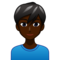 Man - Black emoji on Emojidex